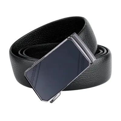 Men's Genuine Leather Belt Automatic Buckle Business Gift Suit