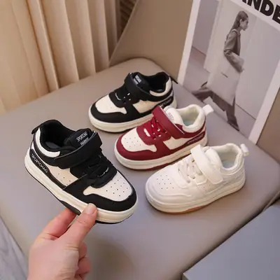 Toddler shoes baby girl shoes spring and autumn soft bottom baby shoes 01-3 years old boy breathable children's sports shoes