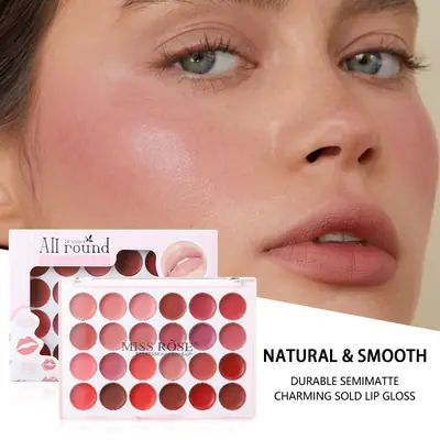 MISS ROSE 24 Shade Matte Lipstick Palette