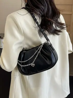 Black Crossbody Bag Women 2025 Fashion