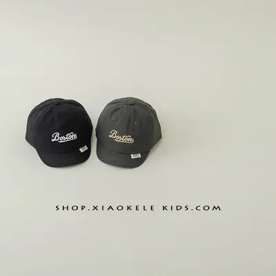Baby Korean Letter Embroidered Cap for Boys Spring Autumn