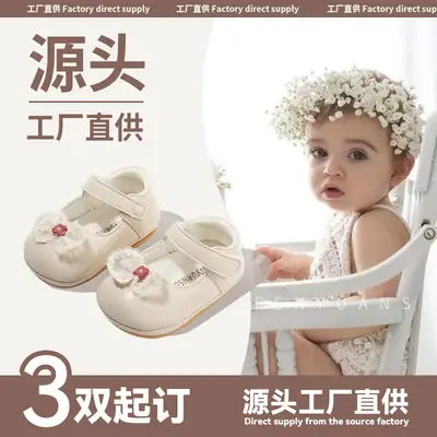 Spring and Autumn Baby Princess Shoes One Year Old Baby Girl Shoes Spring Toddler Shoes Soft Sole 6-12 Months Infant