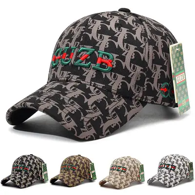 New Embroidered Letter Baseball Cap Men Women Same Head Cap Outdoor Sun Protection