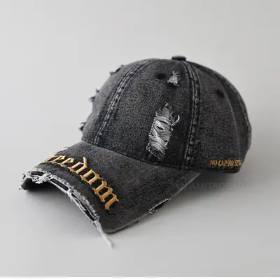Navy Blue Broken Eaves Cap for Men Women