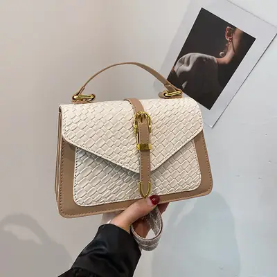Silver Embroidered Shoulder Bag for Women 2025