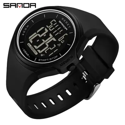 Sanda Digital Men's Women's Multi-Function Watch 1000 Hours
