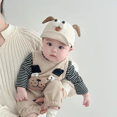 Baby Cute Dog Cap Spring Autumn Hat for Boys Girls
