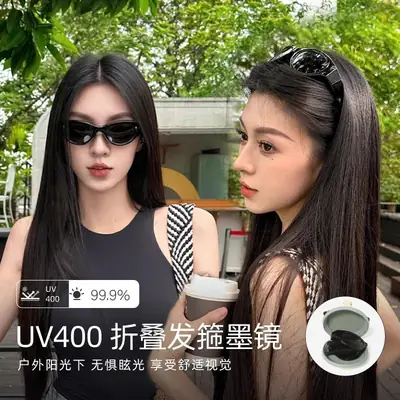 Anti-UV Polarized Sunglasses for Men Women Foldable Headband