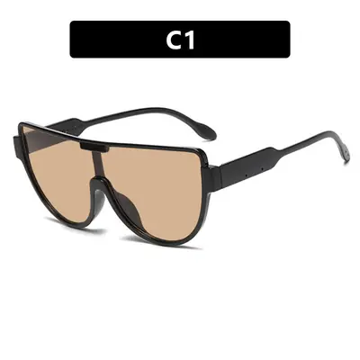 Women's Black Slimming Face Sunglasses C6