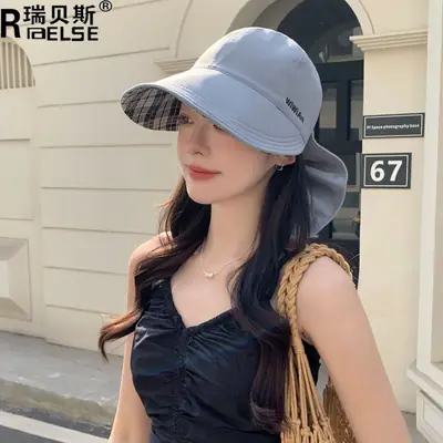 Women Double Sided Sun Hat SPF50 UV Protective