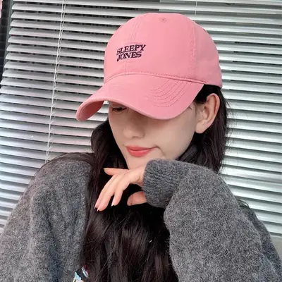 Sleepy Jones Black Baseball Cap Women Men Spring Summer