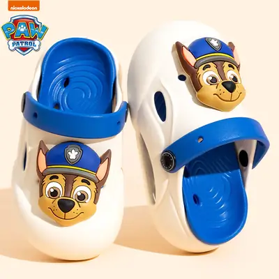 Wang Wang team children's hole shoes baby slippers summer boys and girls beach non-slip sandals baby soft bottom sandals