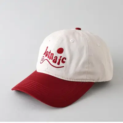 Duck Tongue Baseball Cap Red White Men Women