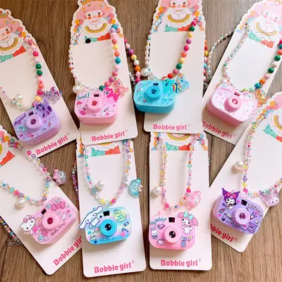 Cute Cartoon Beaded Necklace for Girls Birthday Gift