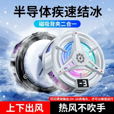 Dual-Core Ice Cooling Phone Cooler with Magnetic Clip