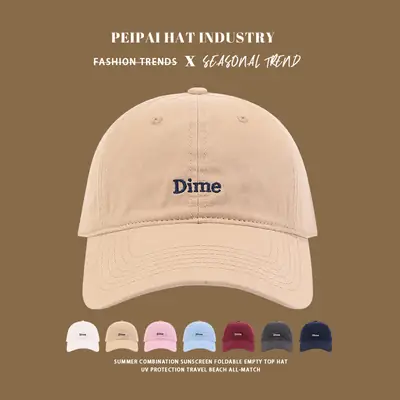 Women's Japanese Style Baseball Caps with Deep Color Shading