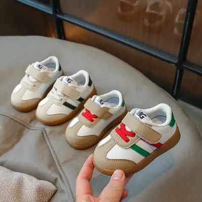 Children's Shoes Spring Children's Baby Shells Small White Shoes Girls Soft Sole Boys' Walking Shoes Baby Sneakers sneaker