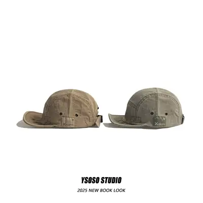 Japanese Style Retro Brim Cap for Men Spring Summer