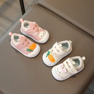 Baby Girl Toddler Shoes Baby Shoes Spring and Autumn Soft Sole Non-Slip 0-1 Years Old One to Two Infant Boys Shoes Spring
