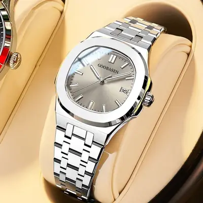 Guberson Women's Stainless Steel Nautilus Watch