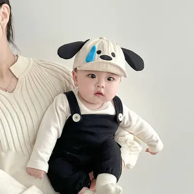 Baby's Beanie Hat with Dolly Ears Sunscreen Cap
