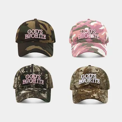 Men's Camouflage "God's Horoite" Cap