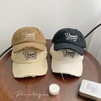 Blue Embroidered Baseball Cap for Kids Baby Boys Girls