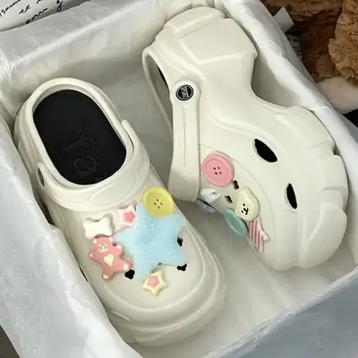 Women's Cute EVA Sneakers White Summer 2024