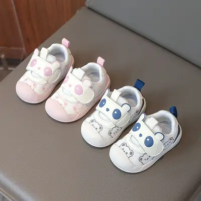 Spring and Autumn Baby 0-3 Years Old Spring and Autumn Children's Shoes Male Baby Female Toddler Shoes Infant 12 Months Breathable Soft Sole Shoes