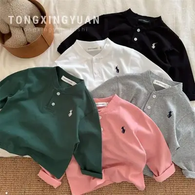 Children's Striped T-Shirt Round Neck Spring 2026