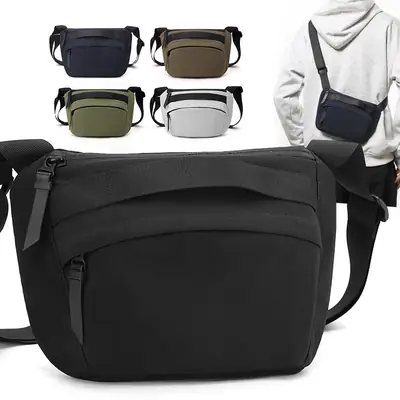 New Japanese Style Crossbody Bag Large Capacity Travel Chest Bag
