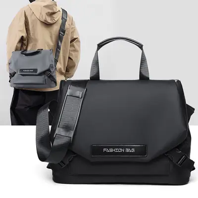 2026 Men's Black Crossbody & Messenger Bag