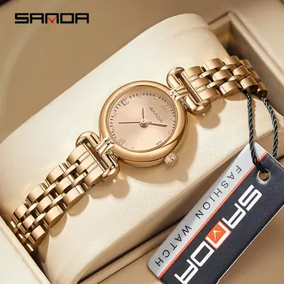 Sanda Gold Plated Women's Quartz Watch Small