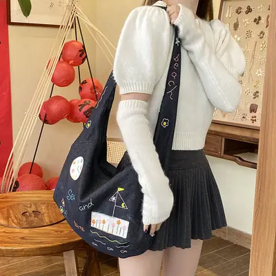 New Denim Crossbody Bag Large Capacity Women's Shoulder Bag