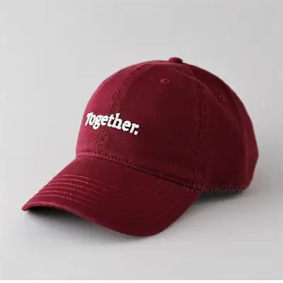 2025 New Letter Embroidered White Baseball Cap