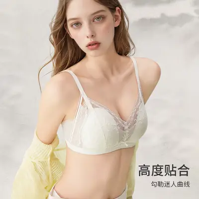 French Style Lace Underwear Women's Big Chest