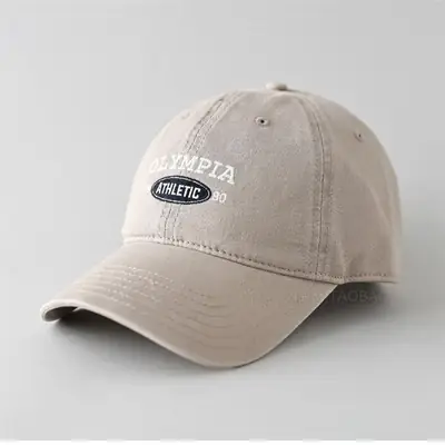Kids Baseball Cap Beige Letter Embroidered Spring Summer 2025