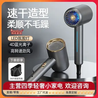 Blue Negative Ions Hair Dryer with Big Wind