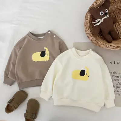 Boys Sweatshirt Cartoon Print Long Sleeve Spring 2025