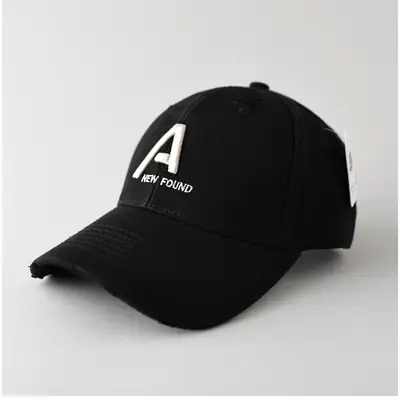 Women's Red A Letter Embroidered Baseball Cap