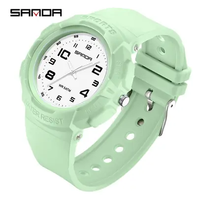 Sanda Men's Sports Water Resistant Black Quartz Watch