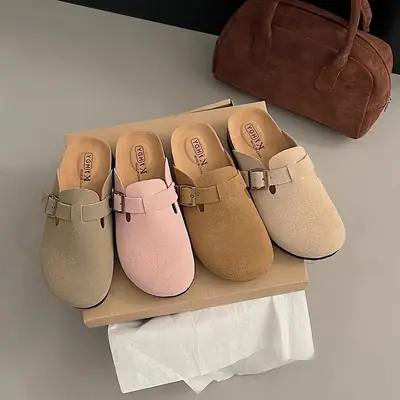 Vintage Birkenth Slip-on Mules Women Summer 2025