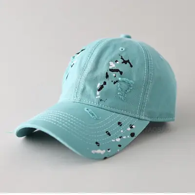 Purple Hole Baseball Cap for Men Women Casual Streetwear