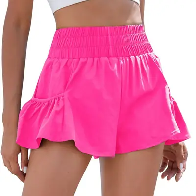 Women Polyester Quick Dry Shorts Grey 2025