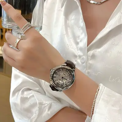 Korean Style Waterproof Calendar Watch for Men Women
