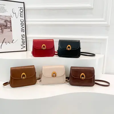 2025 New Arrival Saddle Bag Women Casual Leather Crossbody