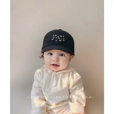 Baby Cap Red Printed for Boys Summer Wear