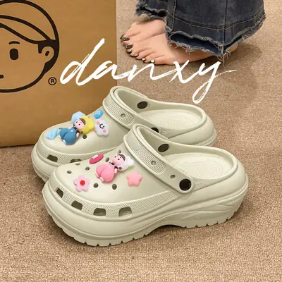 Women's 7cm Thick Air Soft Sandals White