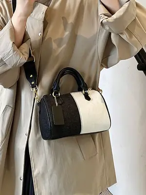 Crossbody Bag Black White 2026 Fashion Commuter