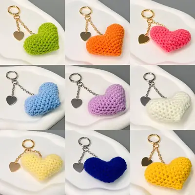 Blue Heart Keychain with Wool Bath Soap